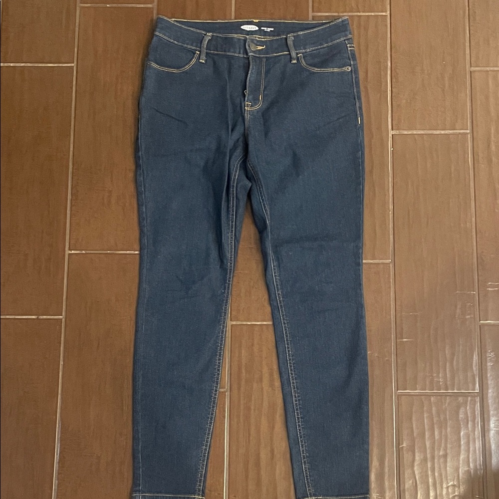 Old Navy Women's Dark Blue Skinny Jeans